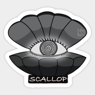 Scallop Sticker